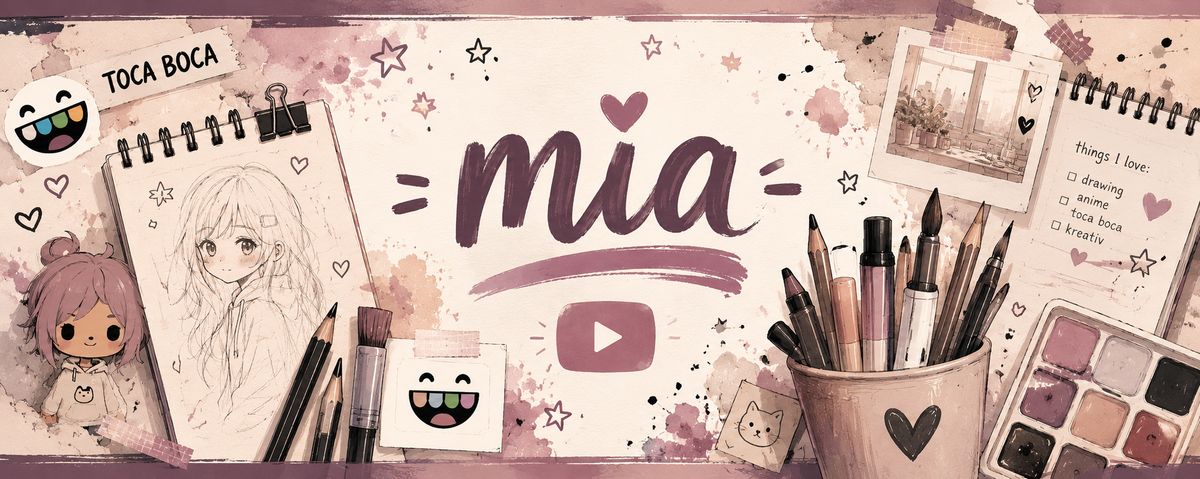 מia - ערוץ יוטיוב יצירתי לציור ואמנות דיגיטלית